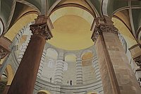 Pisa Baptistery oil/panel 24 X 36